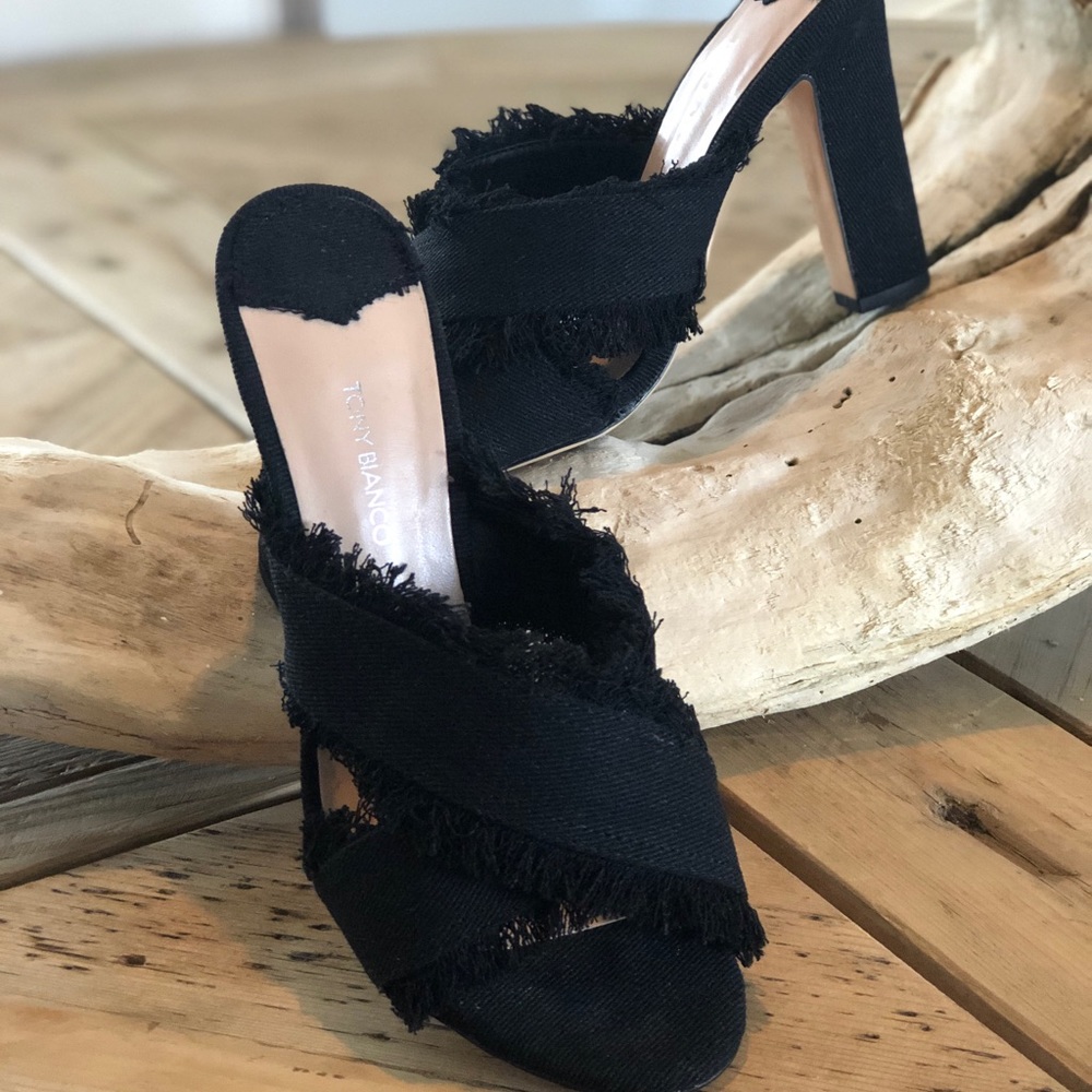 Women’s Black Summer Mule